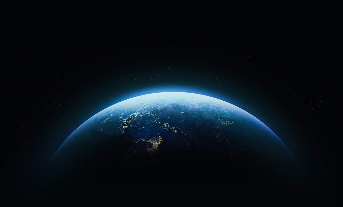 Earth From Space Wall Mural in your room