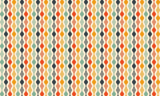 Retro Curves Wallpaper