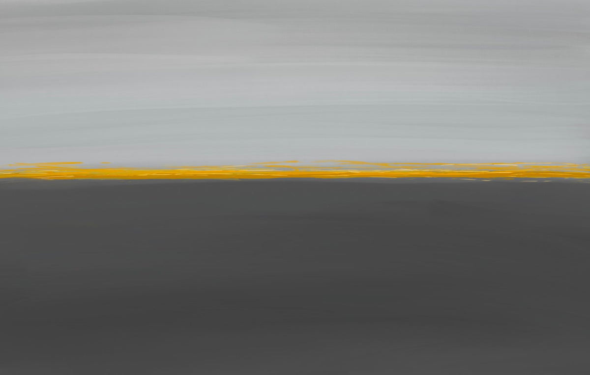 Sunrise Horizon Wall Mural in your room — zoomed