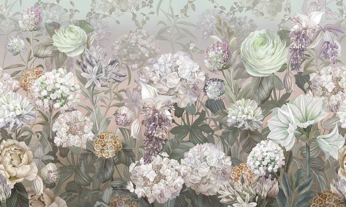 Nordic Nectar Blossom Wall Mural in your room