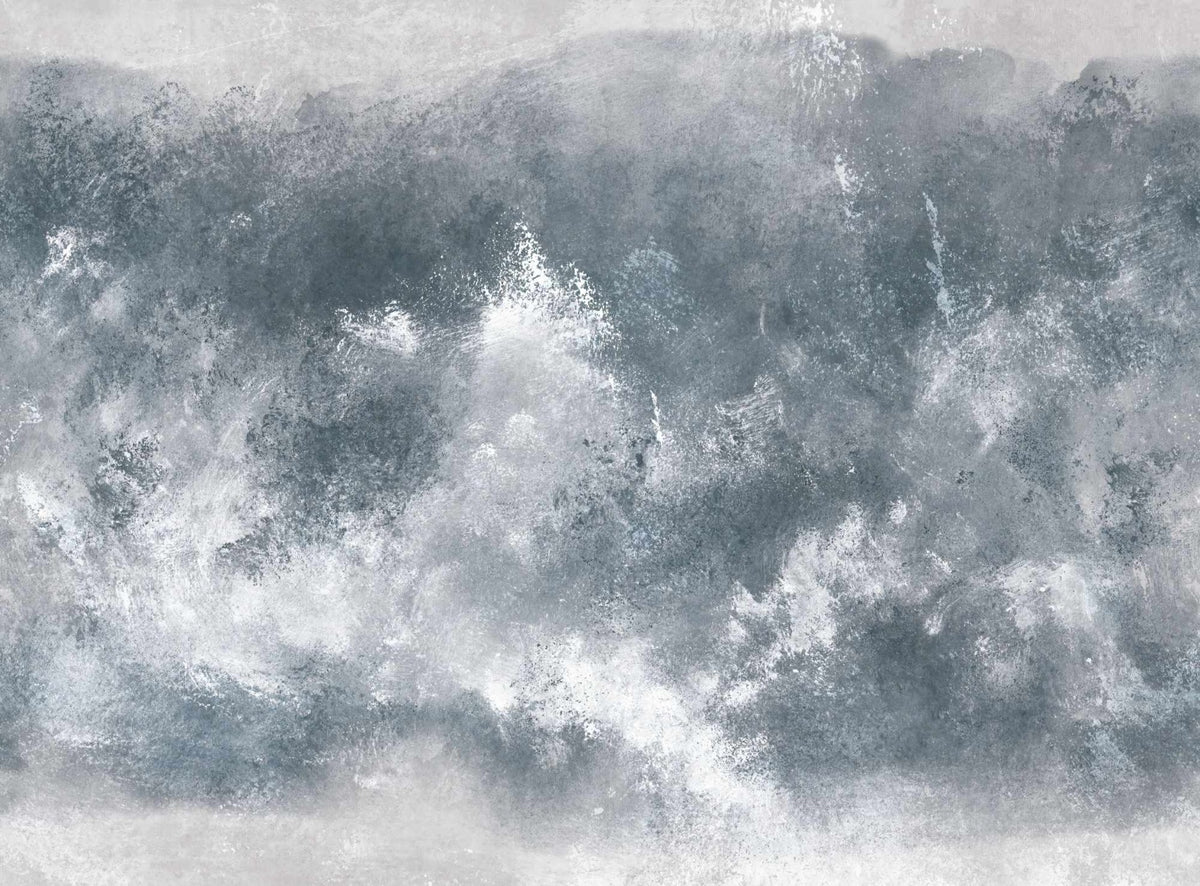 Abstract Grey Grunge Wallpaper Mural in your room — zoomed