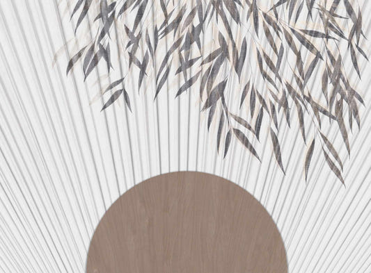 Striped Illustration Wallpaper Mural