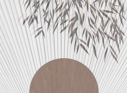 Striped Illustration Wallpaper Mural