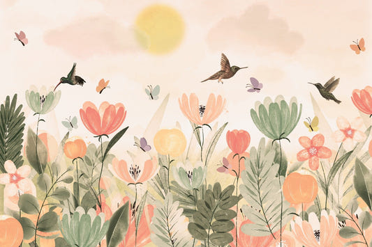 Cheerful Spring Blossoms Wallpaper
