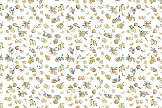 Summer Citrus Medley Wallpaper Mural