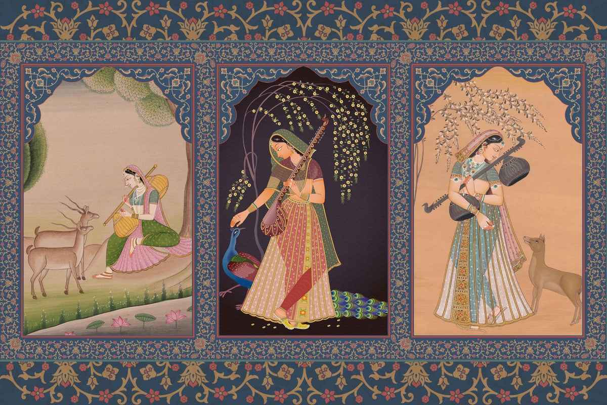 Historic Indian Princess Wall Mural in your room