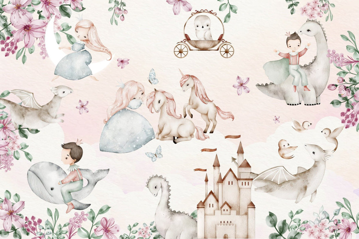 Storybook Adventure Wall Mural in your room — zoomed