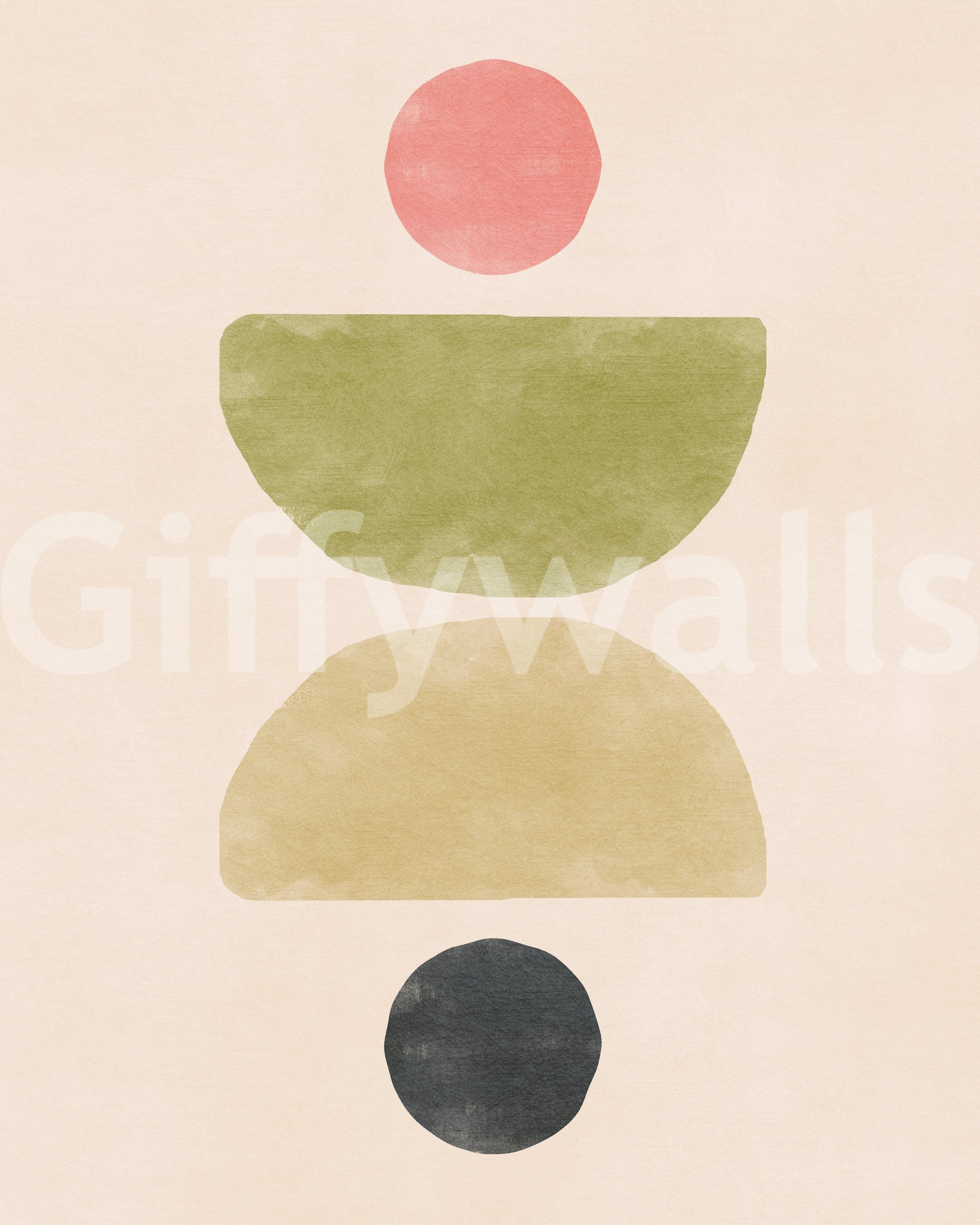 Clean layout color mural design

