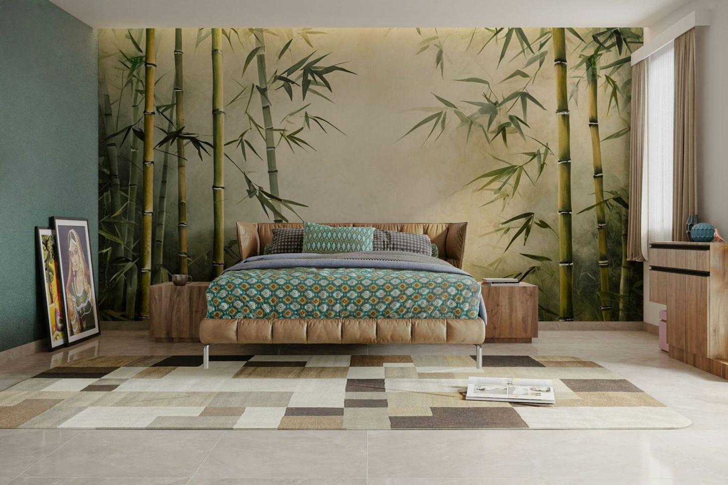 The mood is peaceful and serene.

