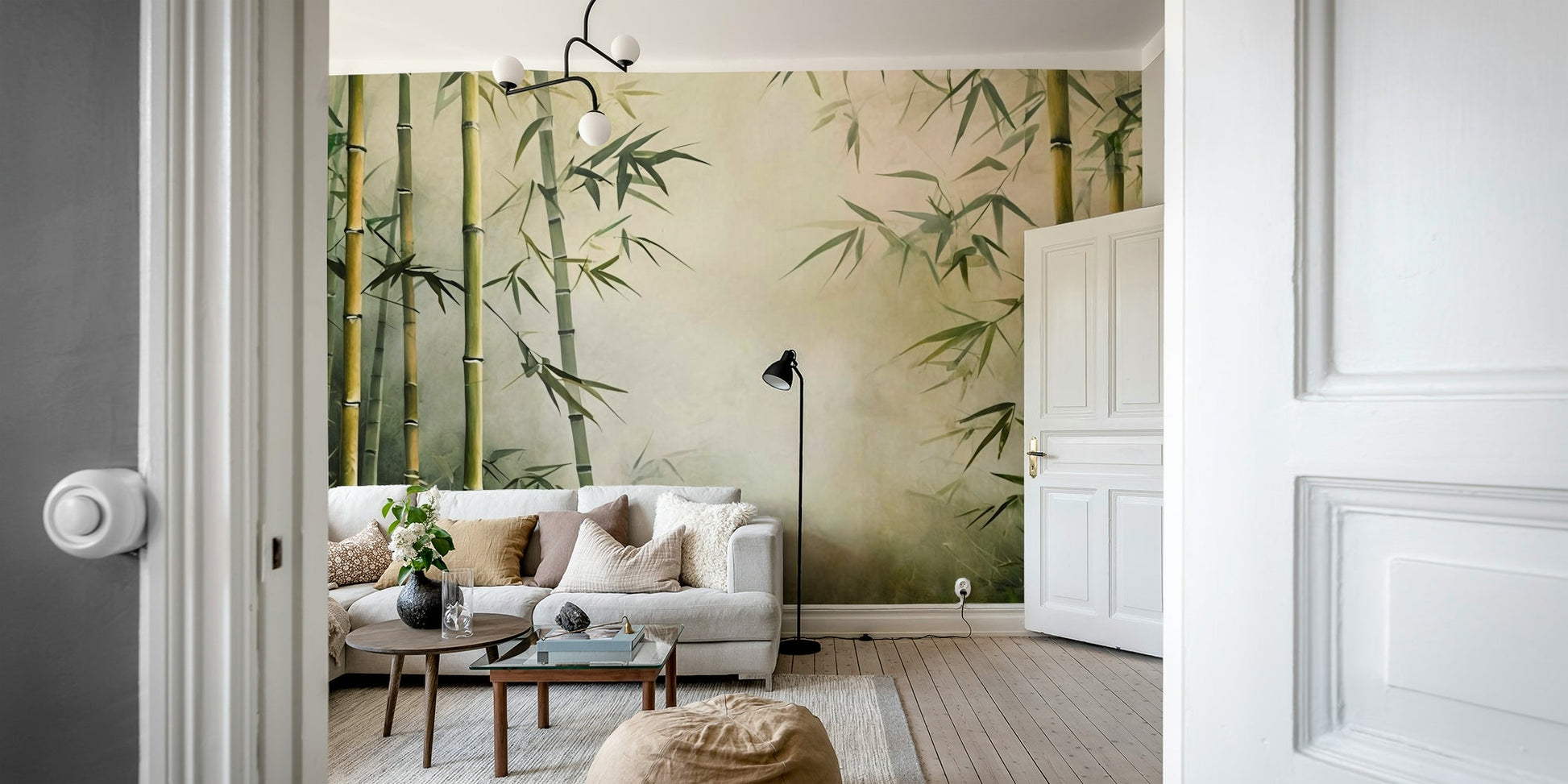 The style is artistic and natural.

