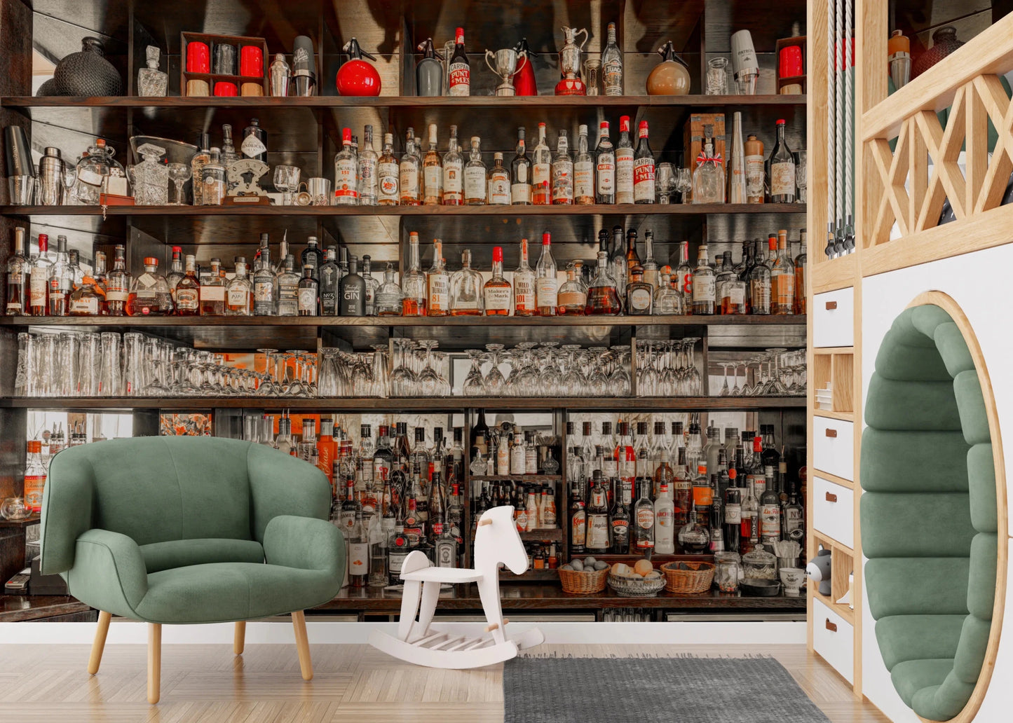 Bar Brilliance Wall Mural