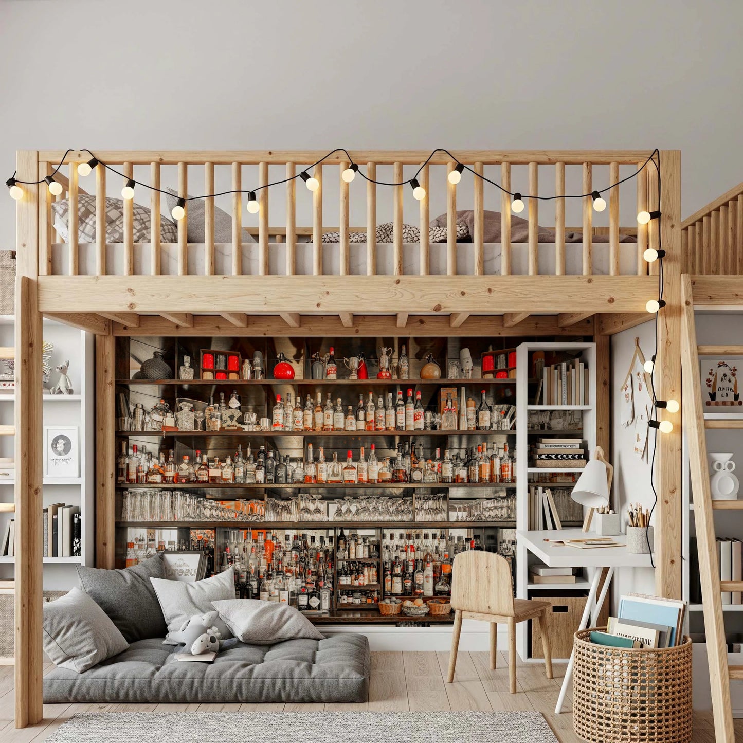 Bar Brilliance Wall Mural