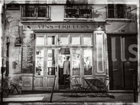 Timeless Paris bar scene mural bringing classic French style indoors.

