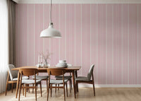 Barely Blush Stripes Wallpaper⁠