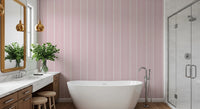 Barely Blush Stripes Wallpaper⁠