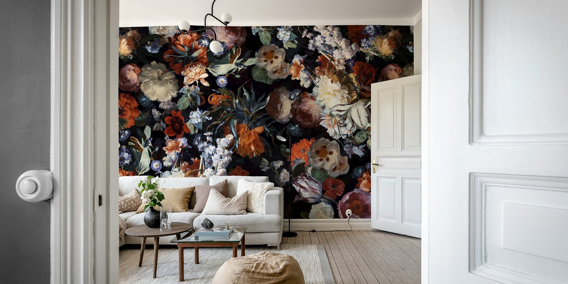The design has a layered, artistic look with soft focus on some elements.

