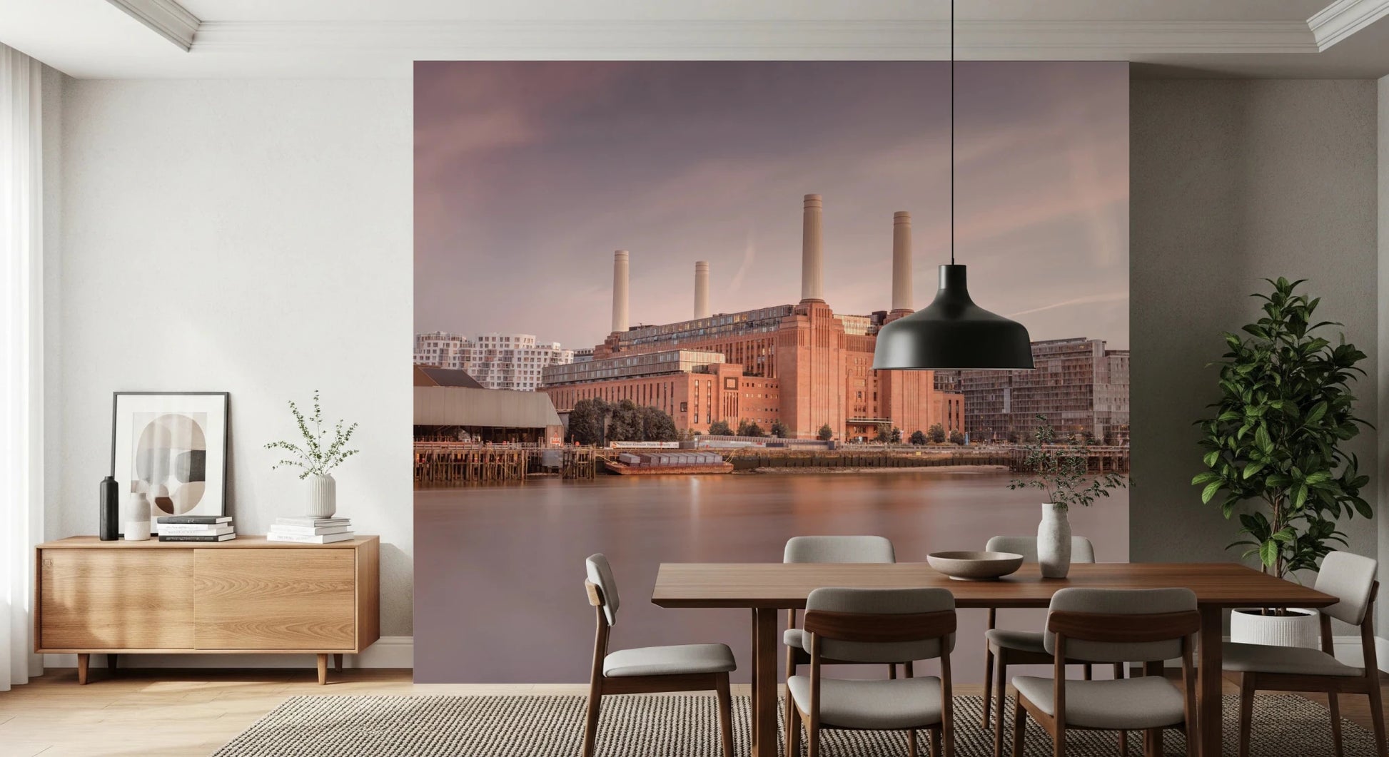 Battersea Power Station Wall Mural