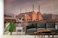 Battersea Power Station Wall Mural