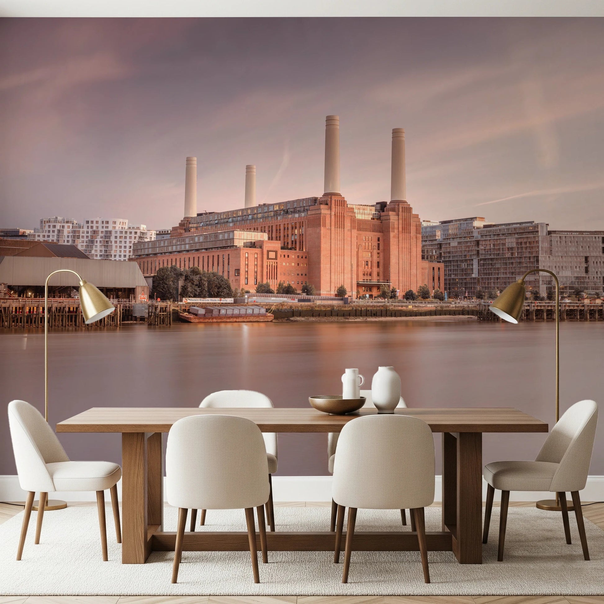 Battersea Power Station Wall Mural