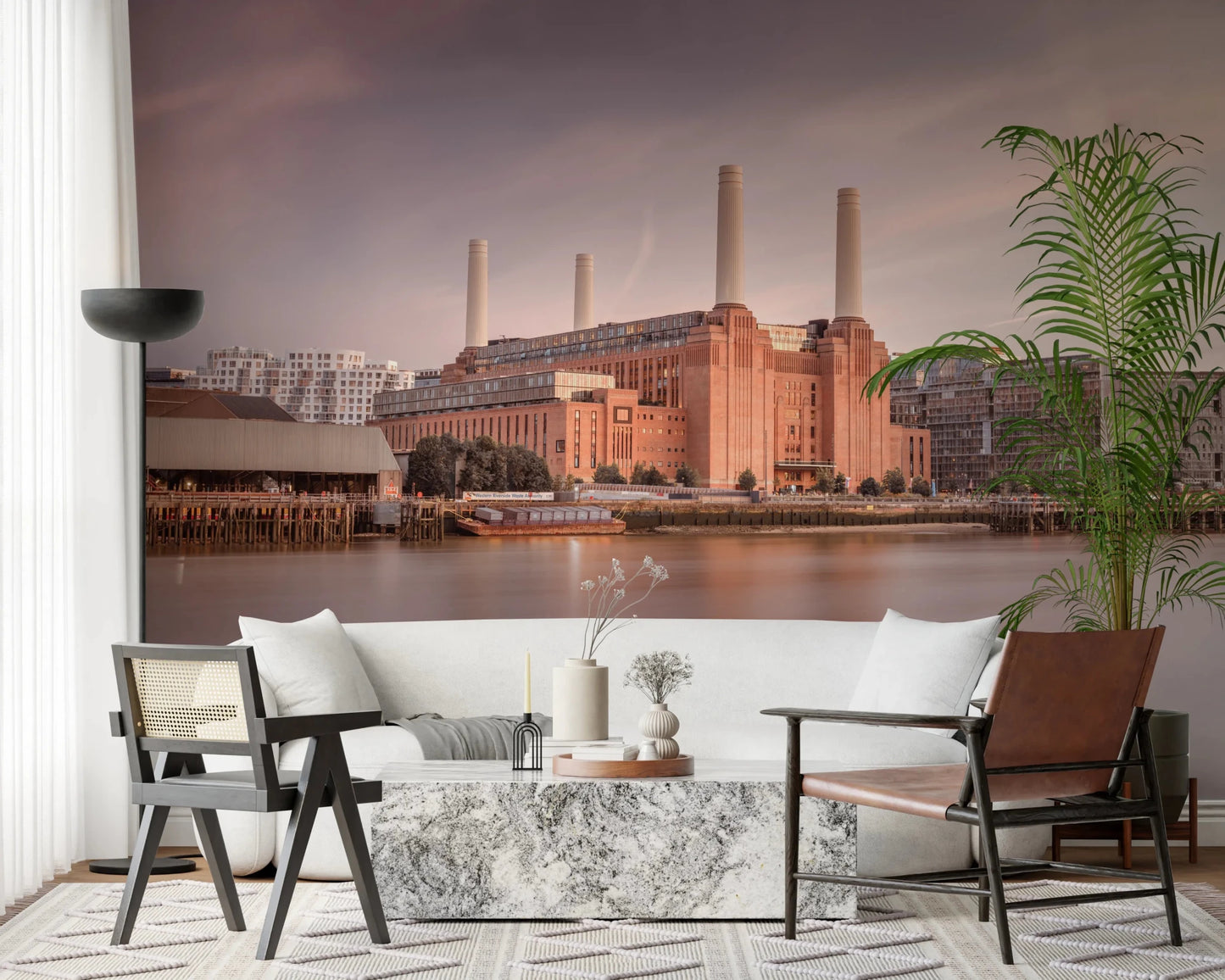 Battersea Power Station Wall Mural