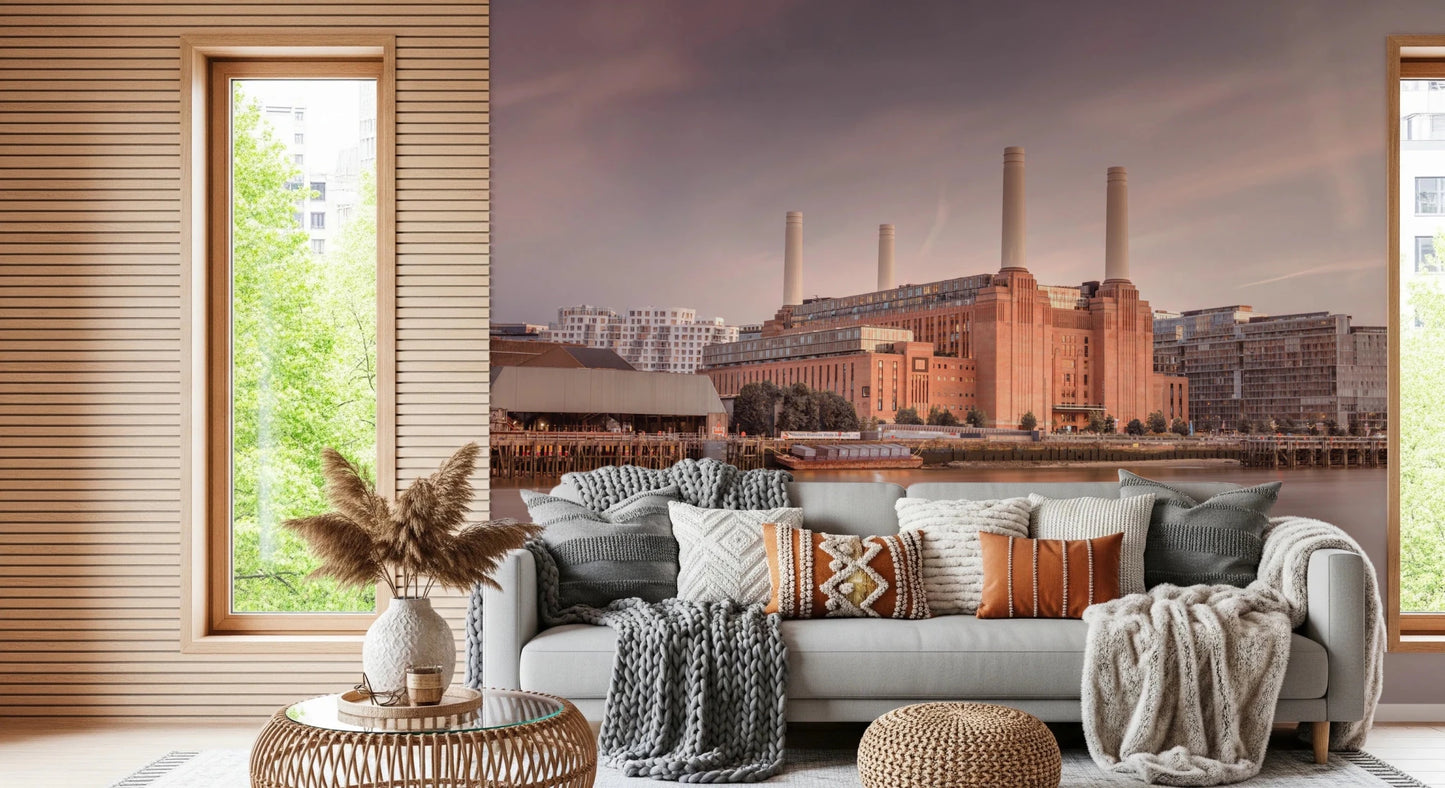 Battersea Power Station Wall Mural