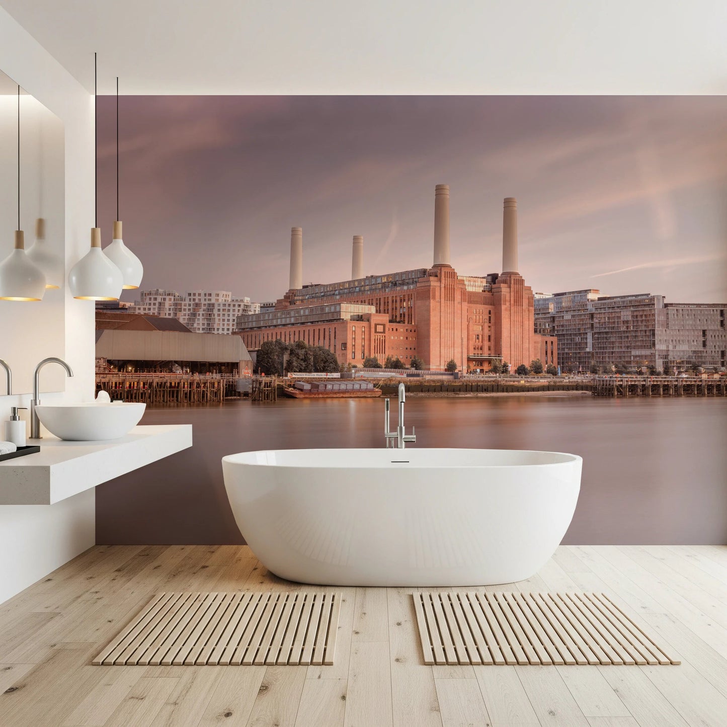 Battersea Power Station Wall Mural