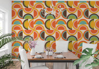 Modern Bauhaus-style mural for bold interiors
