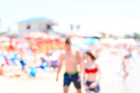 A high-quality serene beach wall mural for walls.

