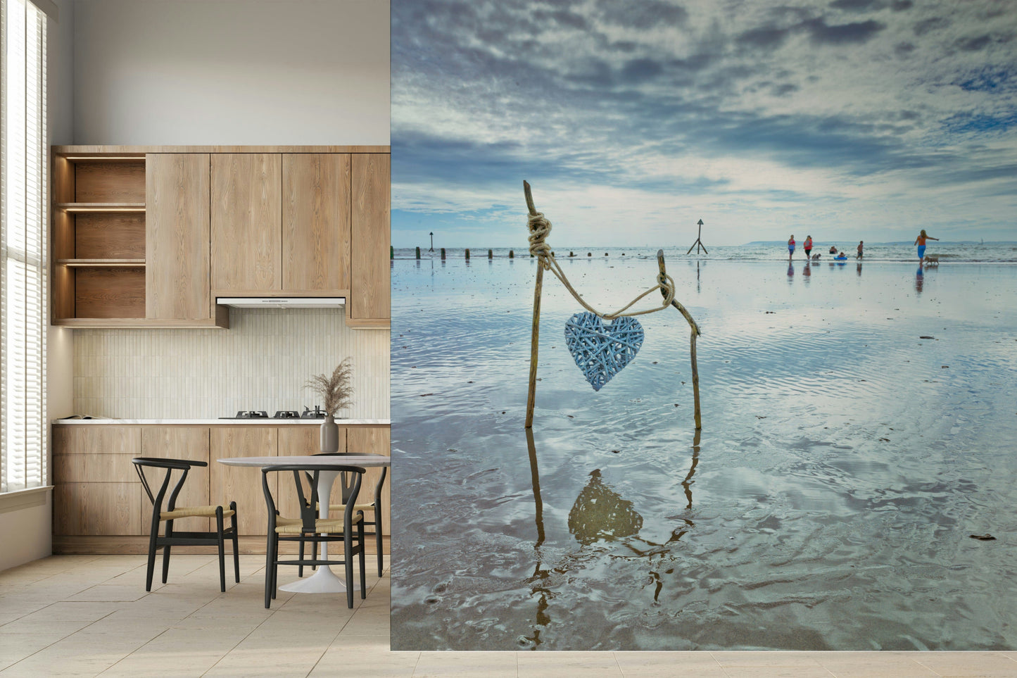 Beach Love Wall Mural