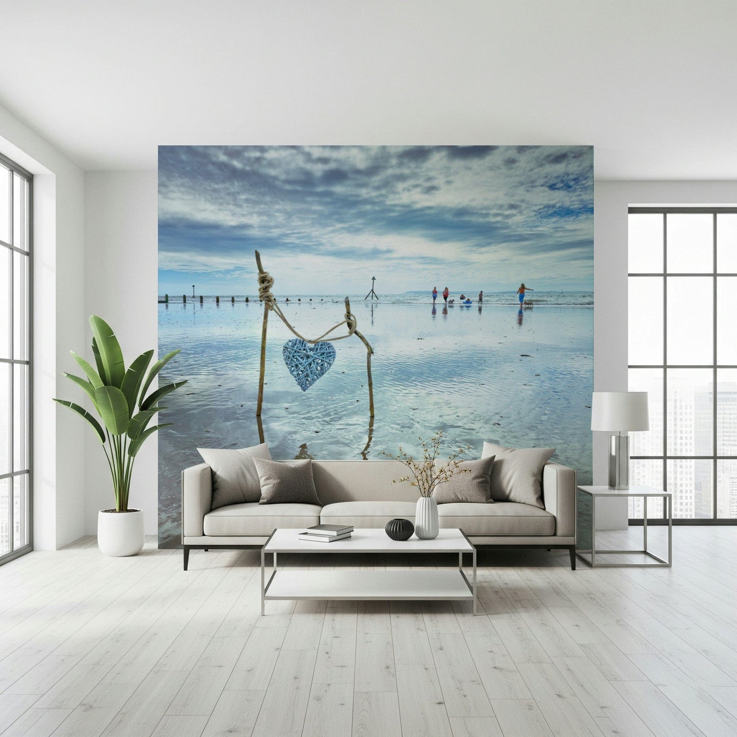 Beach Love Wall Mural