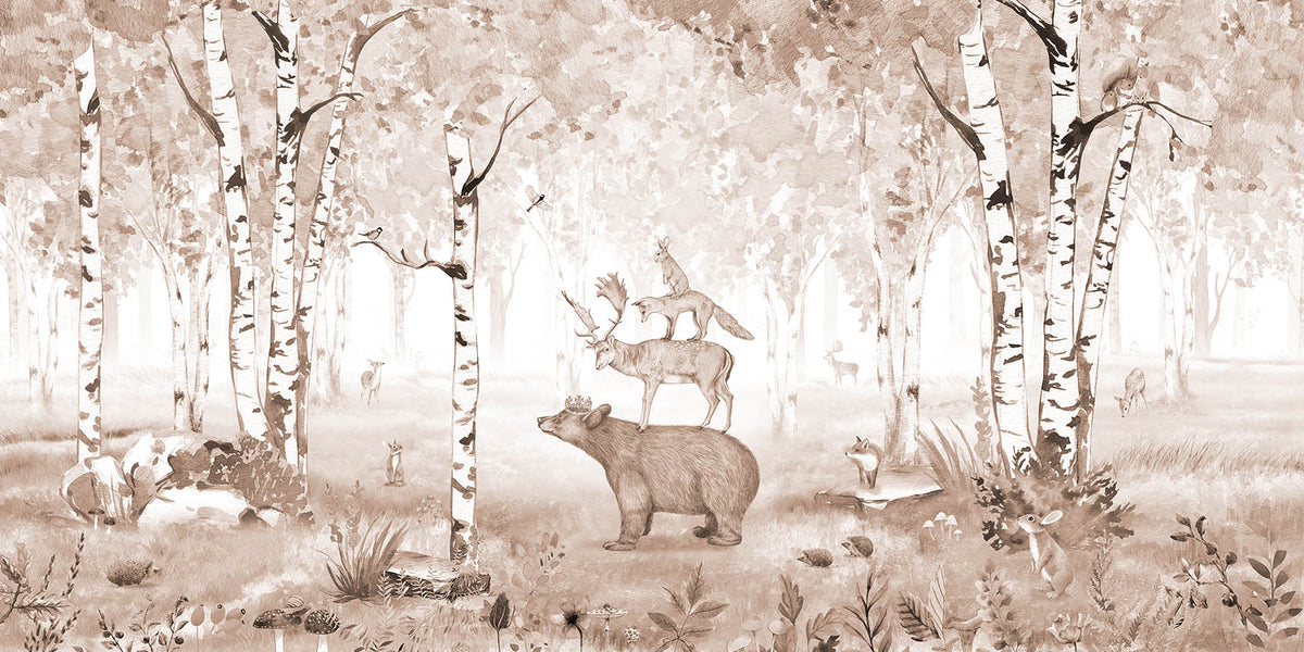 Brown Bear King Wallpaper Murals in your room