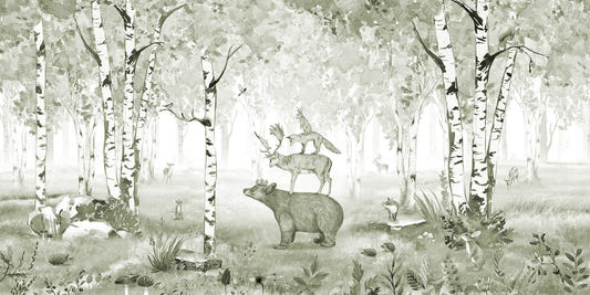Green Bear King Wallpaper