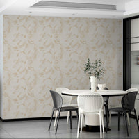 Artistic wallpaper in beige tones with brushstroke style

