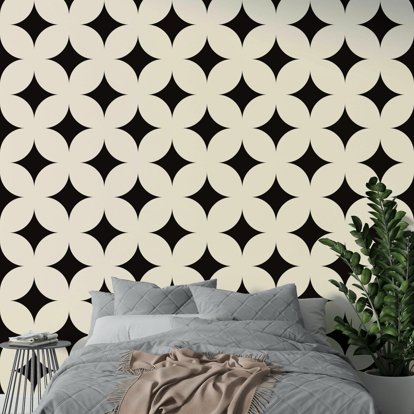 Wallpaper for walls with a clean, contemporary feel

