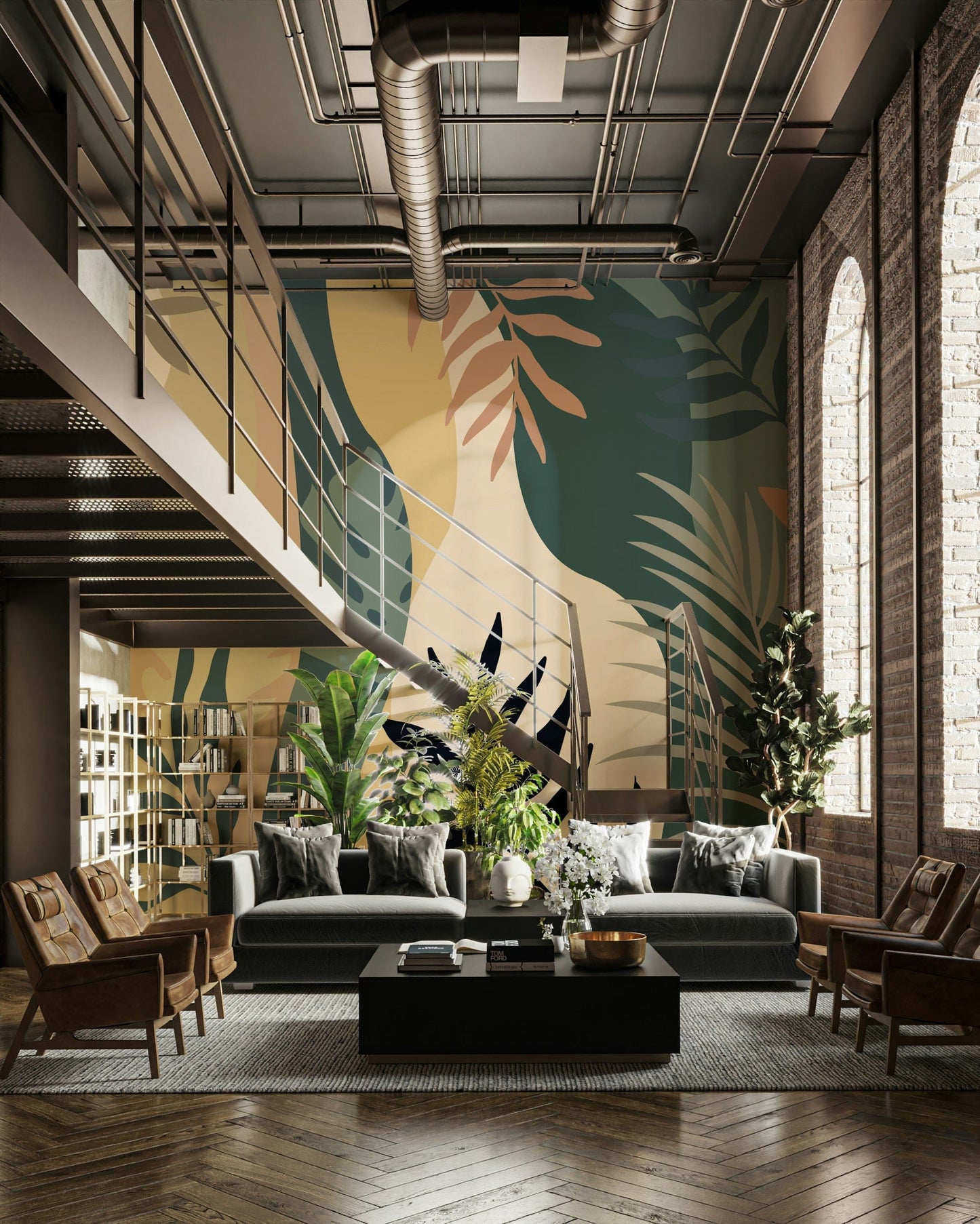 The design feels minimalist and organic.

