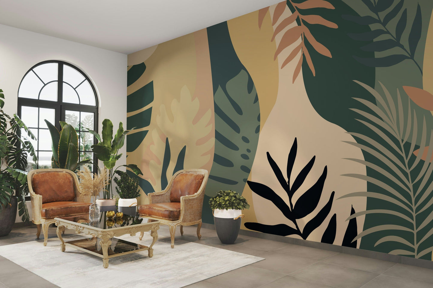 The colors are gentle, with a muted, beige palette.

