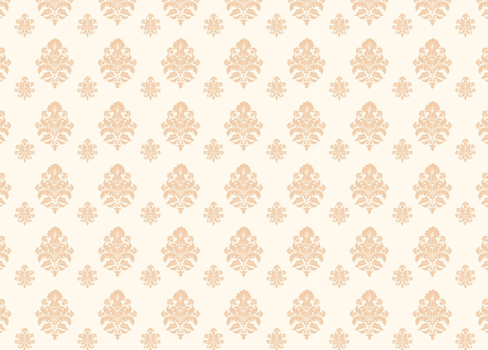 Damask Peel and Stick Wallpaper - Beige Pattern