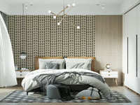 Timeless Florals design, sophisticated repeating flower mural.
