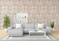A peaceful wallpaper with a modern, geometric design.


