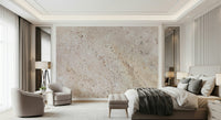 Light-toned stone wallpaper mural with subtle color variations for elegant and cozy décor.