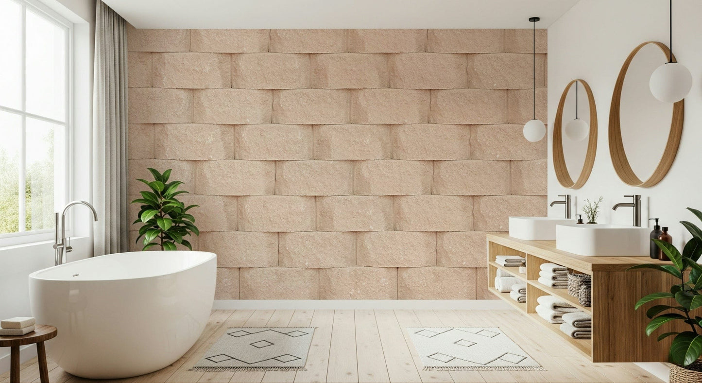 Imperfect White Wall Wall Mural creating a rustic, timeless, and natural aesthetic for modern or vintage spaces.