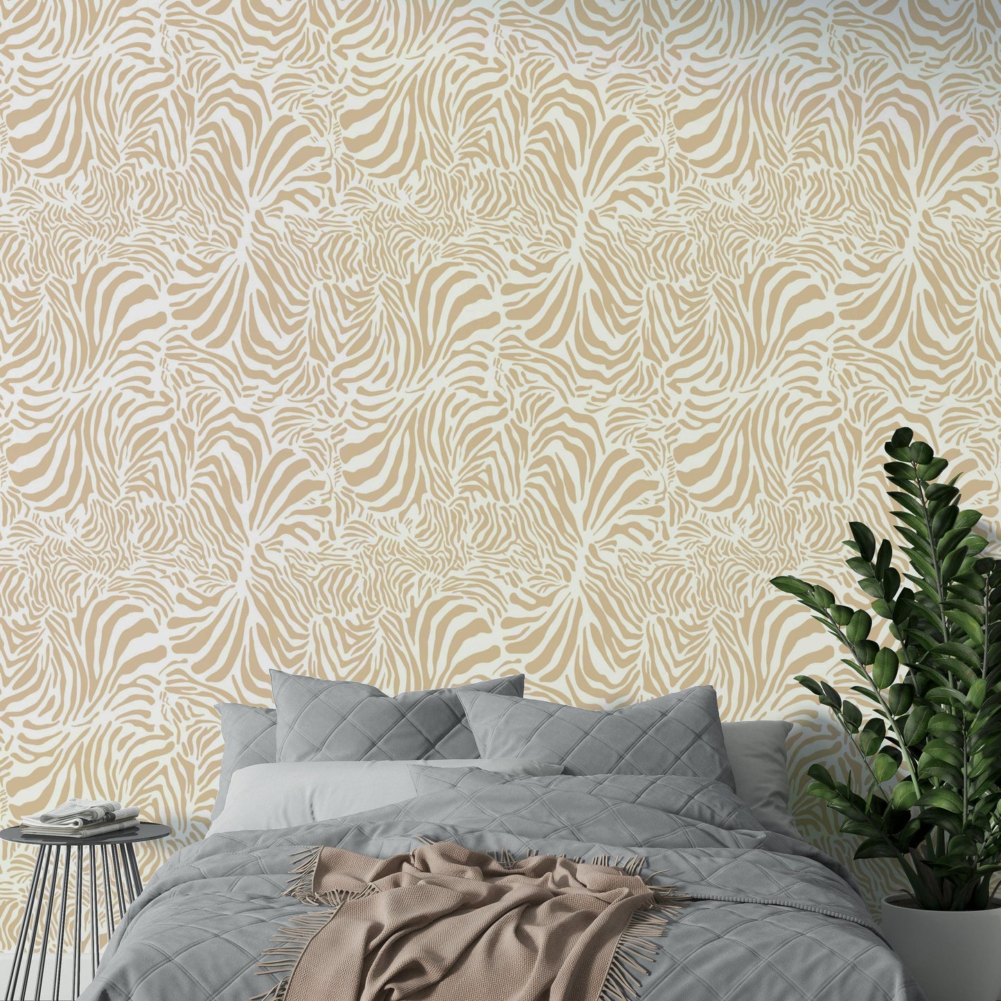 An office with a unique and serene design

