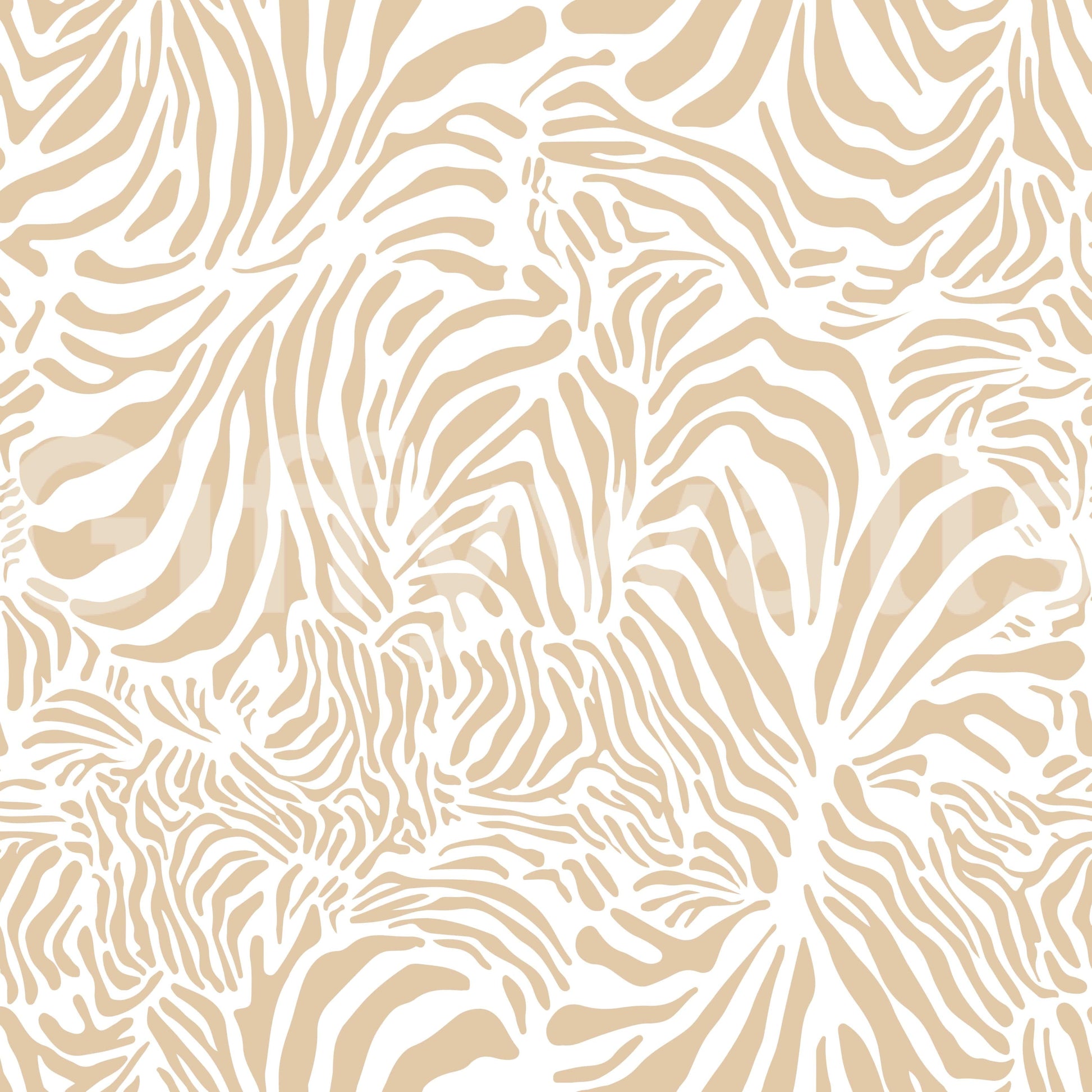 A seamless pattern of zebra stripes on a wall

