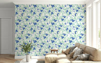 Berry Bliss Watercolor nature inspired removable wallpaper