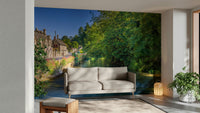 An artistic nature inspired mural for home decor.

