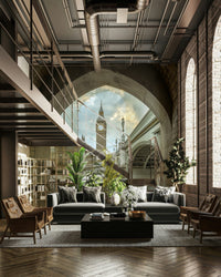 Unique perspective of iconic landmark.

