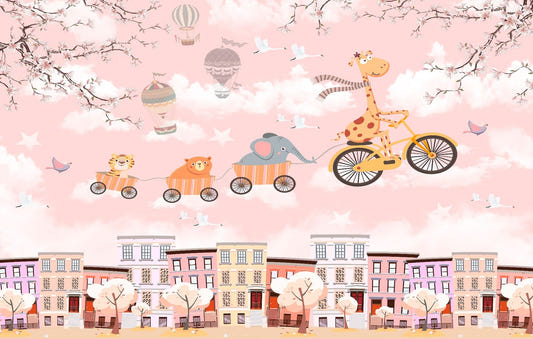 Bike Cycle Travel Wallpaper Mural