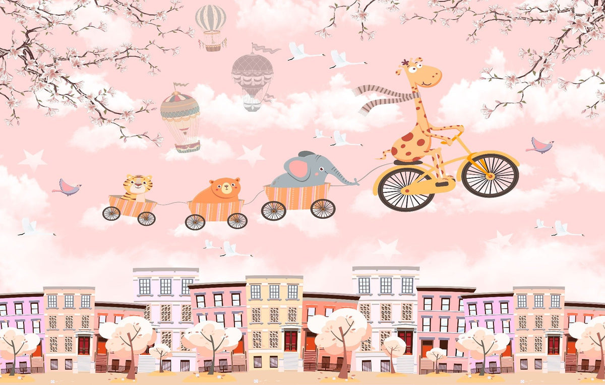Bike Cycle Travel Wallpaper Mural in your room