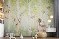 Birchwood Forest Friends Tales Wall Mural