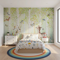 Birchwood Forest Friends Tales Wall Mural